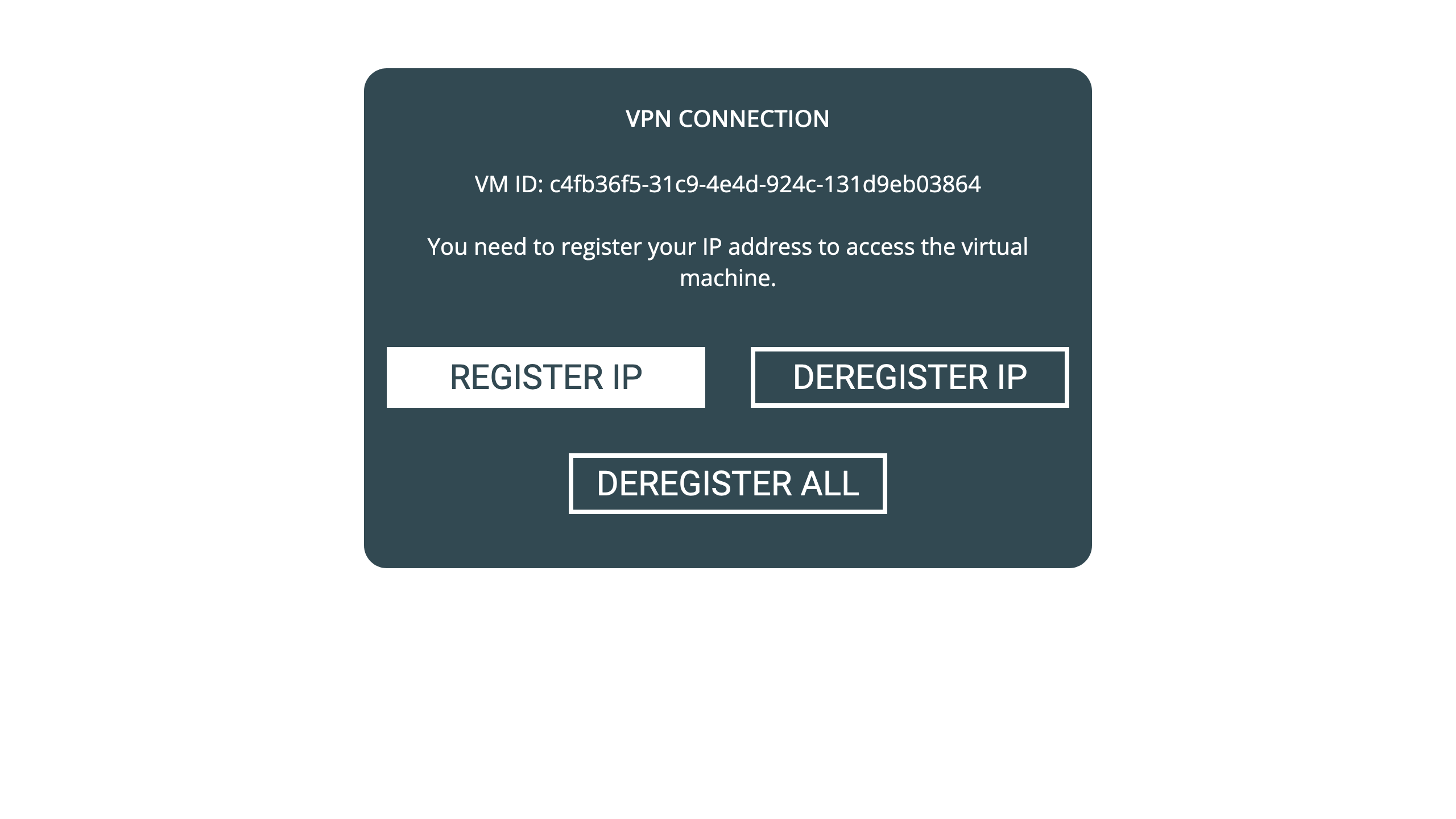 IP Registration for VPN
